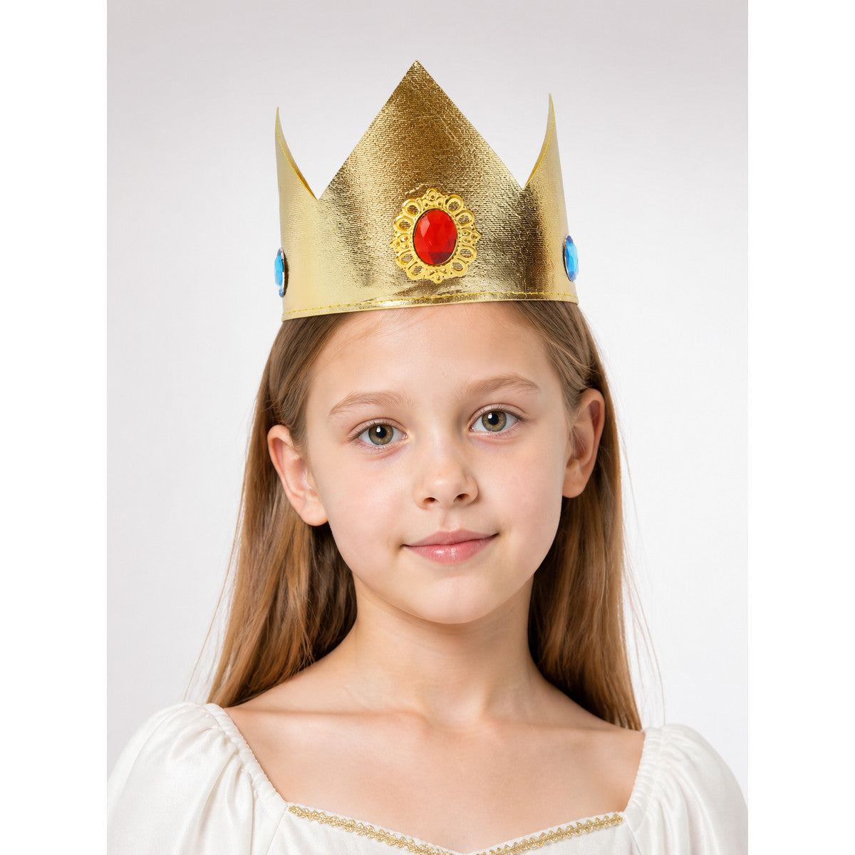 Gold Carnival Crown Headband with Gemstones main product view