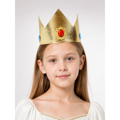 Gold Carnival Crown Headband with Gemstones main product view