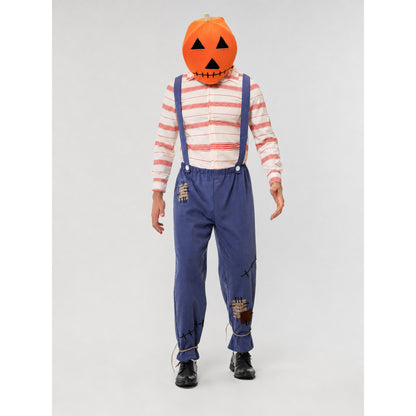 Pumpkin Character Costume with Jumpsuit