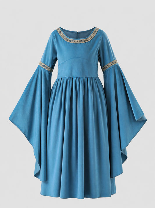 Children's Long-Sleeve Elf Princess Dress main product view