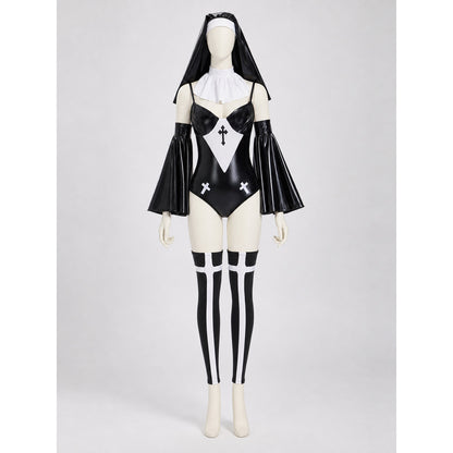 Cosplay Nun's Habit Costume with Cross