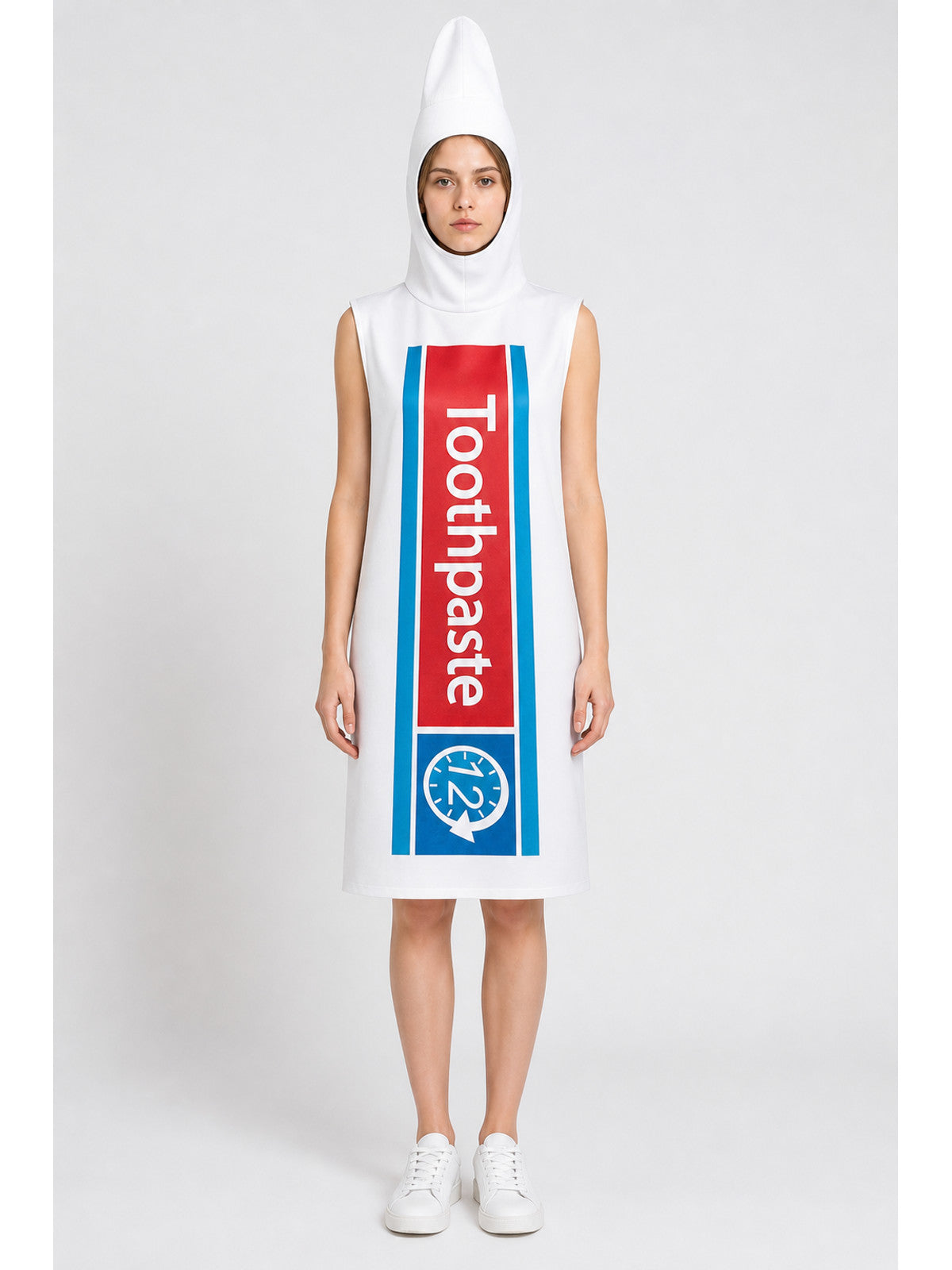 White, Red, and Blue Toothpaste Tube Costume main product view