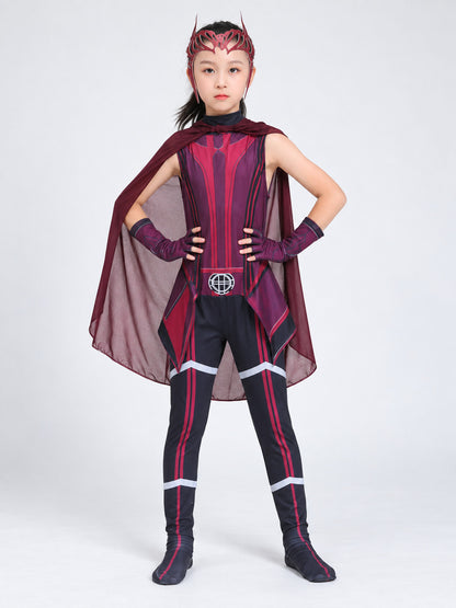 Kids' Carnival Cosplay Costume, Burgundy