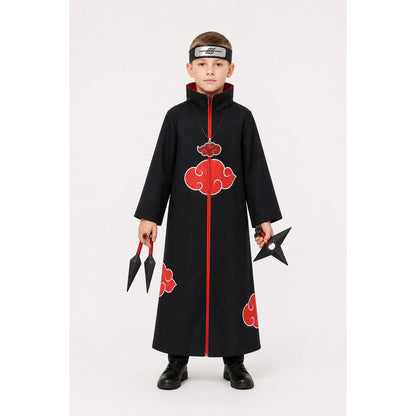 Akatsuki Costume with Red Clouds and Accessories main product view
