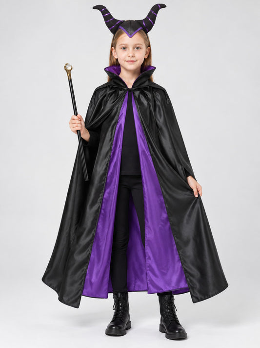 Carnival Costume with Reversible Cape on-model view