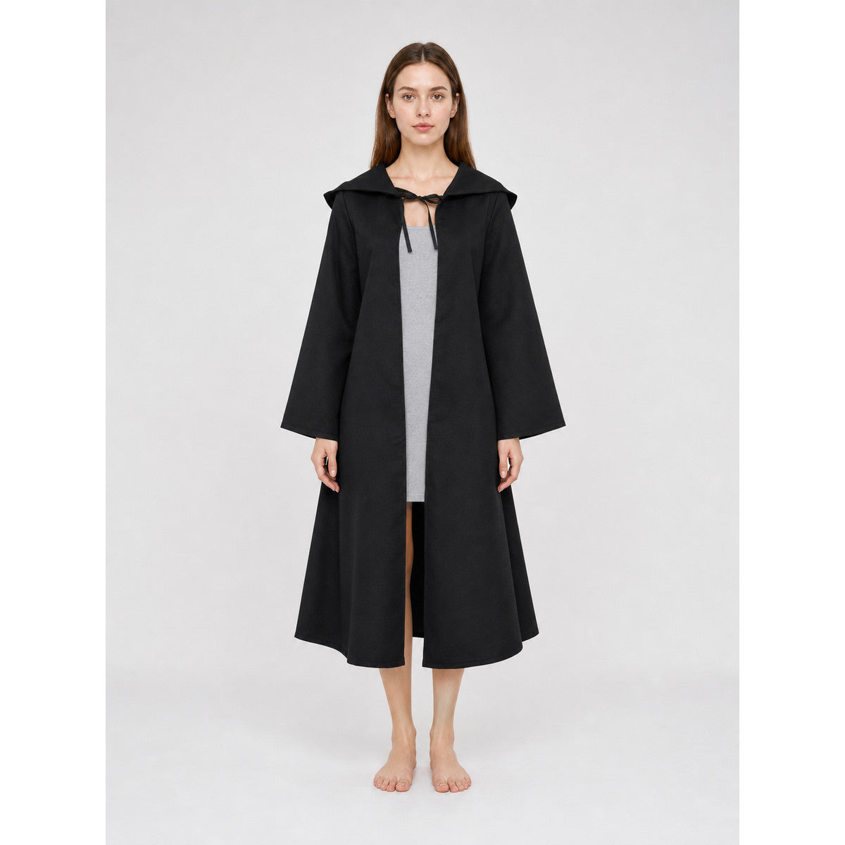 Black Costume Hooded Cape for Cosplay
