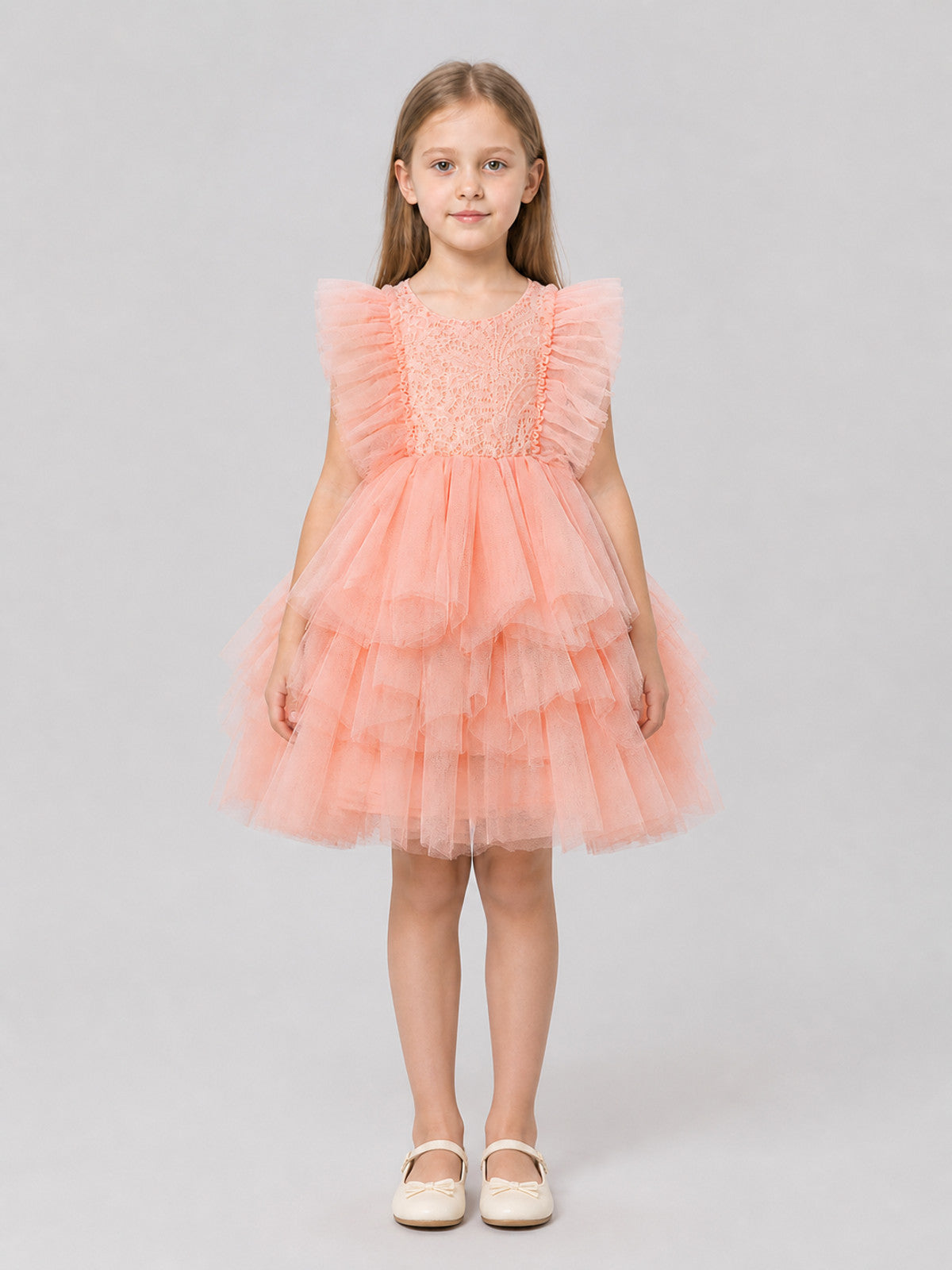 Lace and Tulle Princess Dress for a Birthday