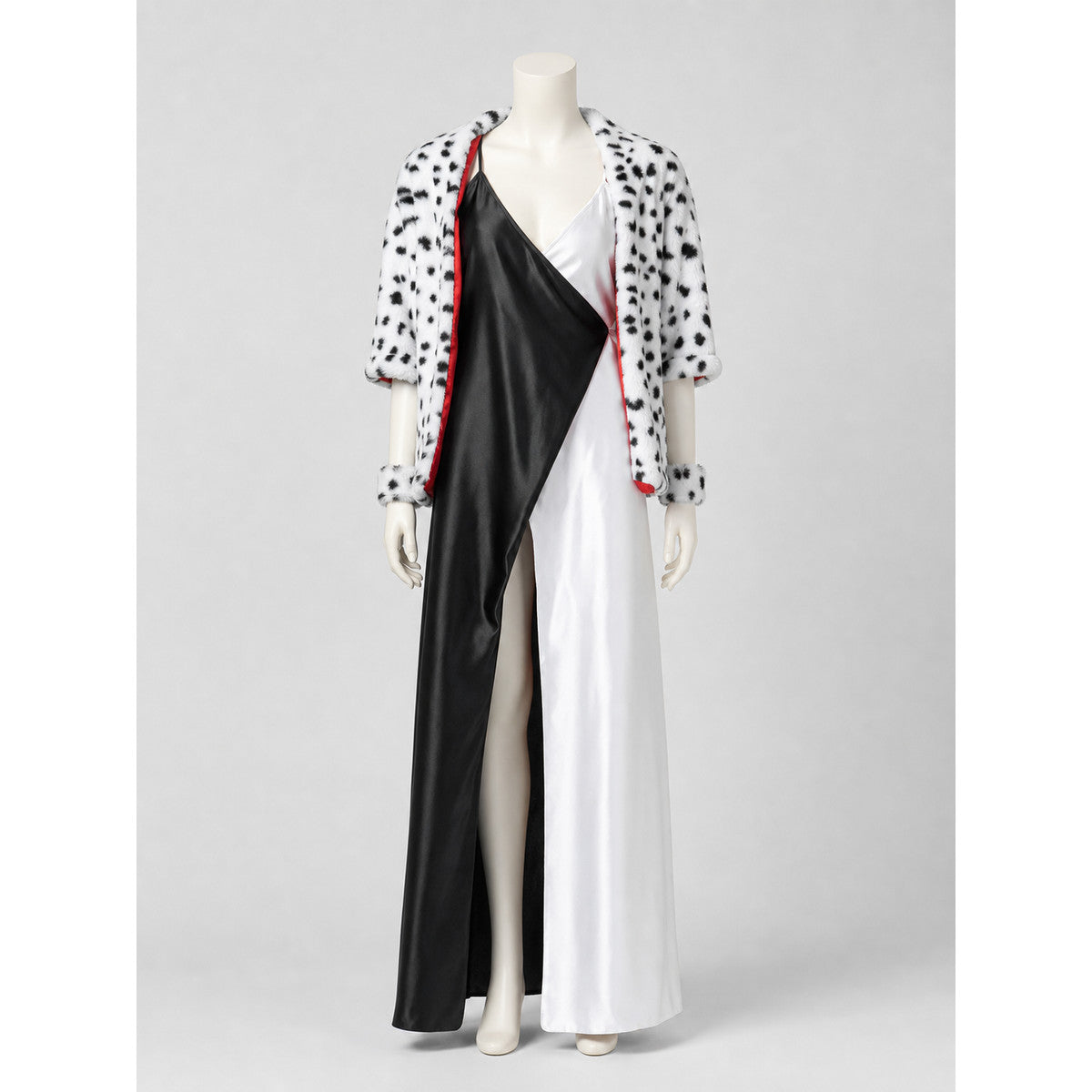 Cruella Cosplay Costume: Dress and Jacket