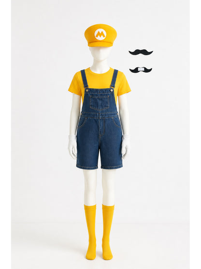 Mario Costume with T-Shirt, Shorts, and Accessories main product view
