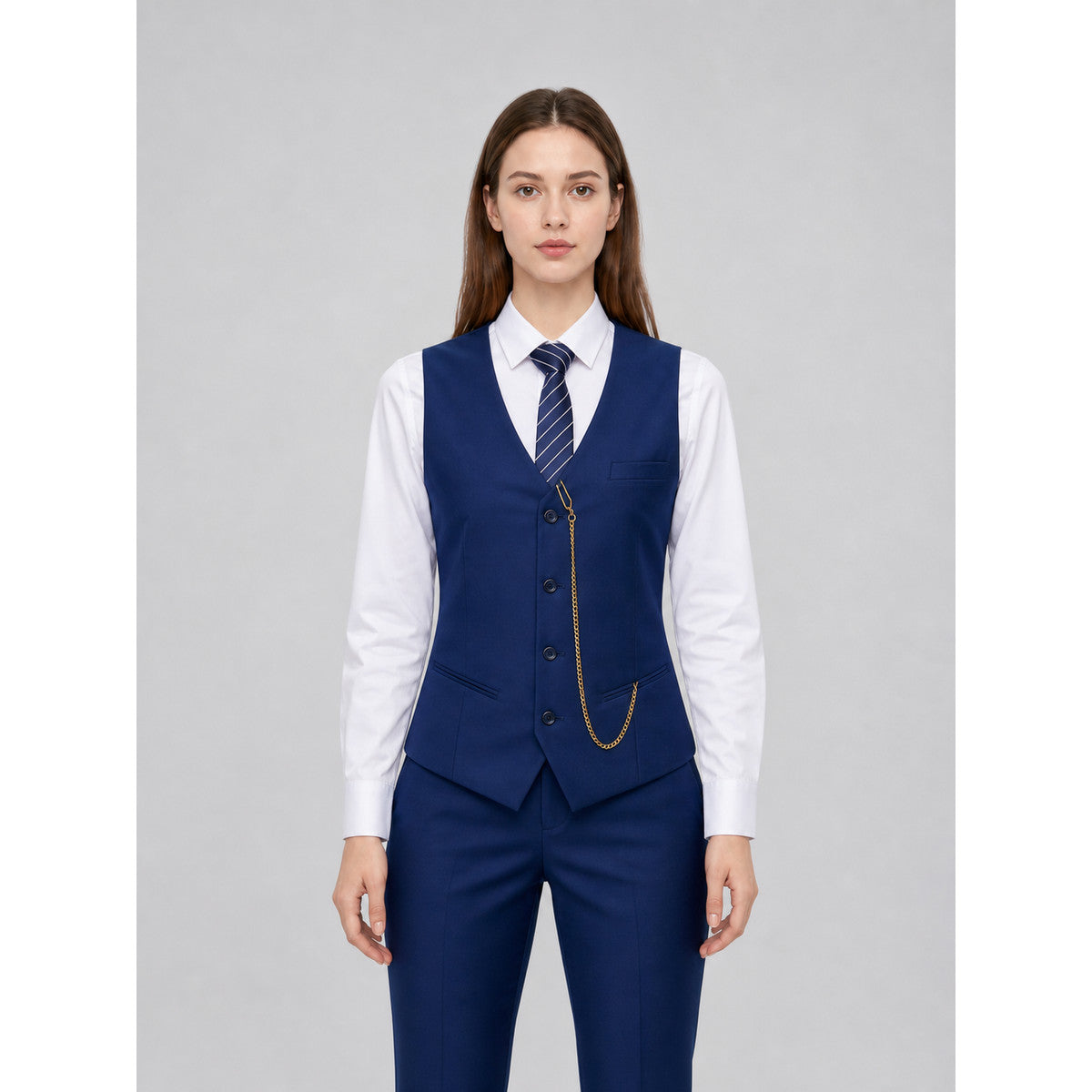 Vintage Gatsby-Style Costume with Vest and Hat