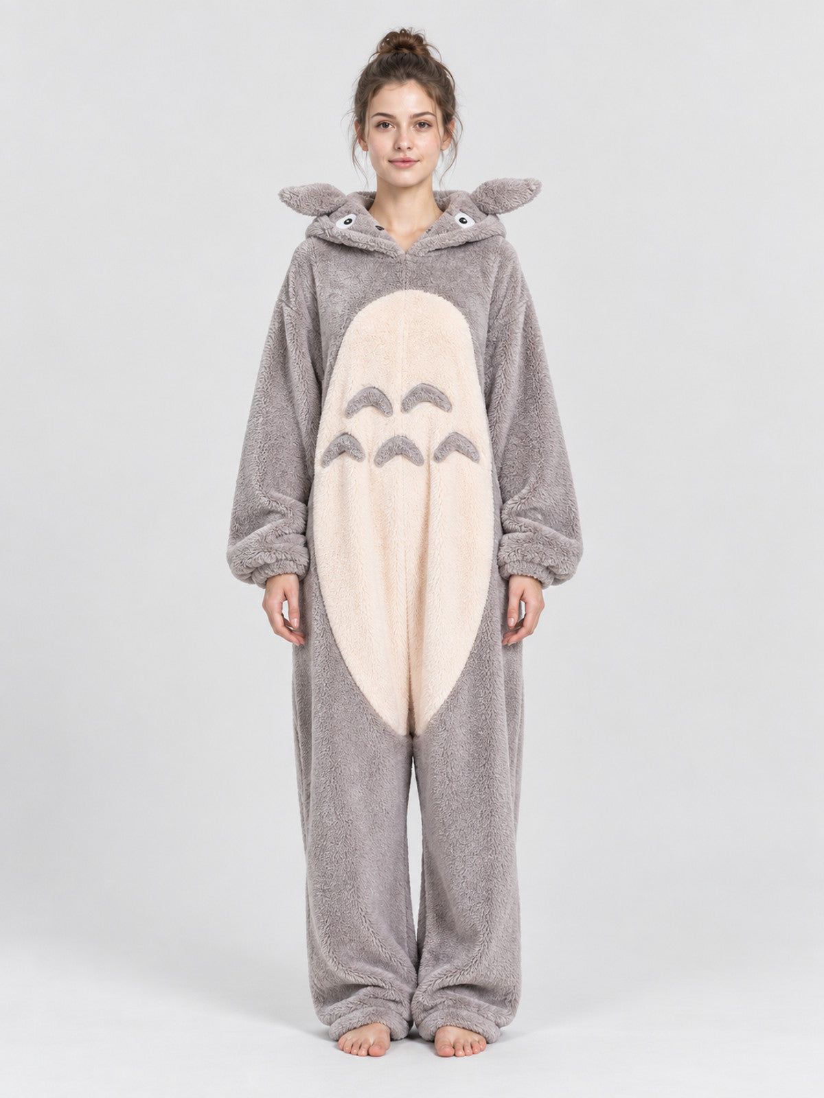 Hooded Home Jumpsuit Pajama with Ears