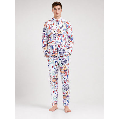 Printed Party Suit, Jacket and Pants