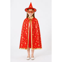 Kids' Halloween Cape with Hat and Mask