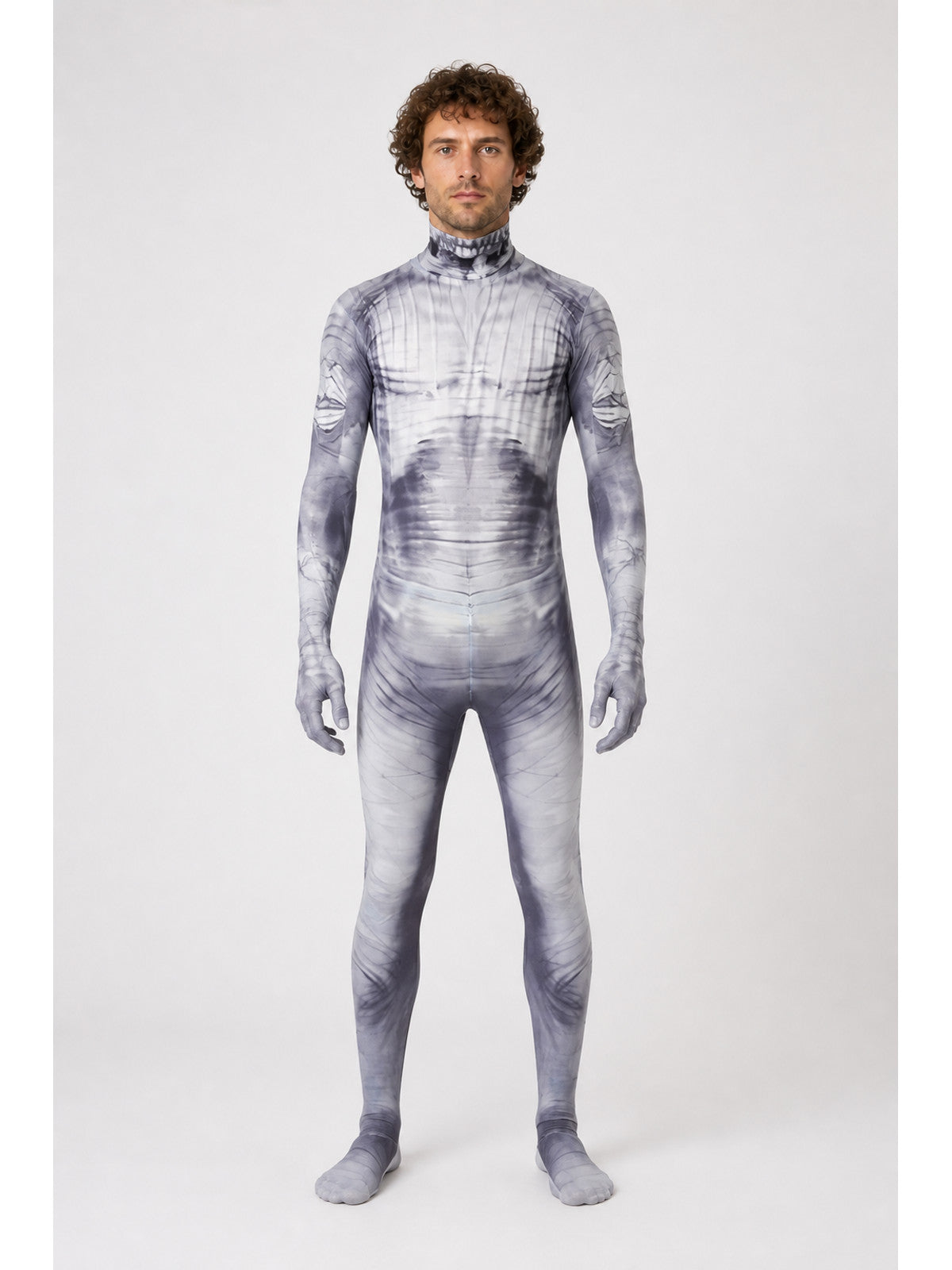 One-Piece Skeleton Costume with Long Sleeves main product view