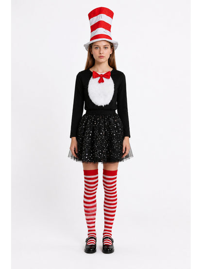 Striped Jumpsuit Carnival Costume main product view