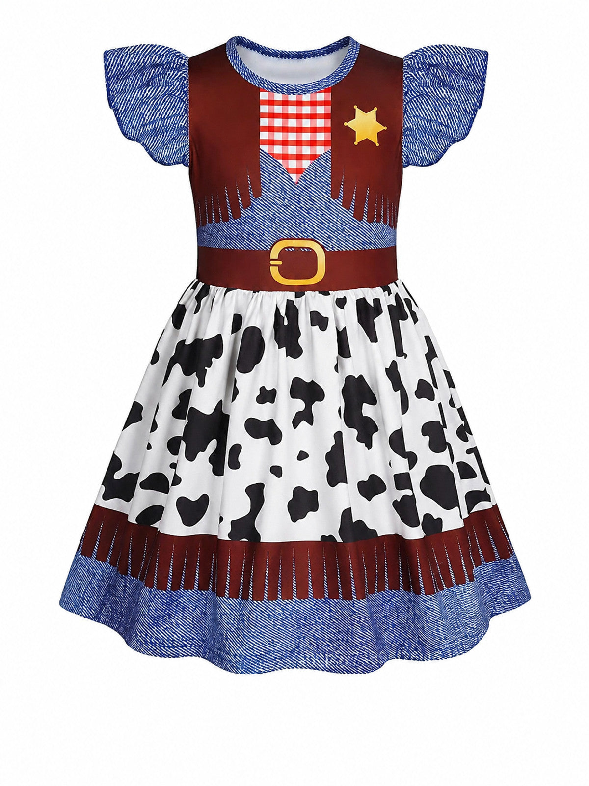 Children's knit dress in a Toy Story style main product view