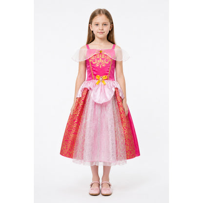 Puffy Princess Dress with Gold Decoration main product view