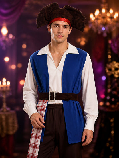 Pirate Costume, Halloween Set on-model view