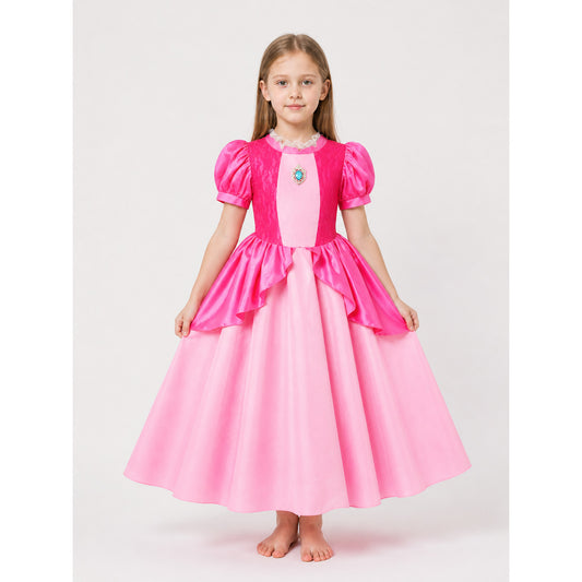 Bright Pink Princess Costume for Halloween main product view