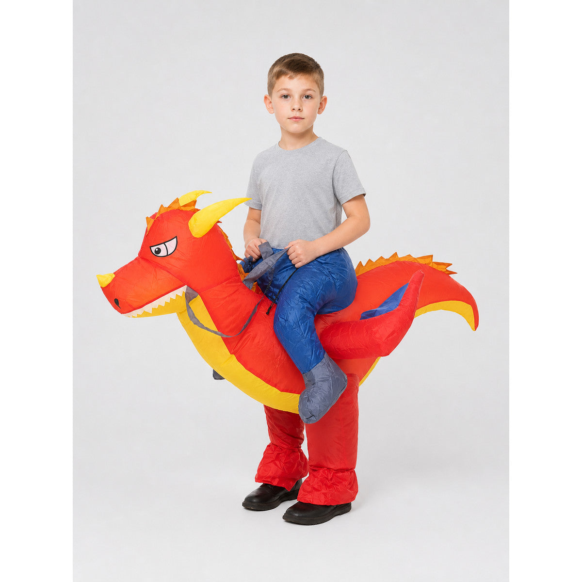 Inflatable Dragon Costume for Carnival, One Size on-model view