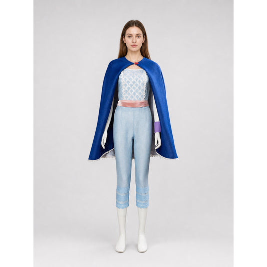 Cosplay Costume with Cape, Top, and Pants