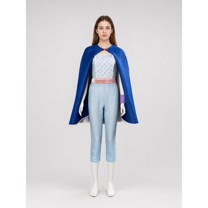 Costume with Long Cape, Pants, and Accessories