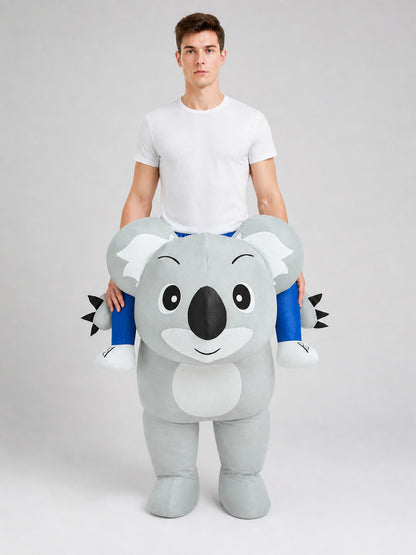 Inflatable Koala Costume, Carnival Look, One Size on-model view