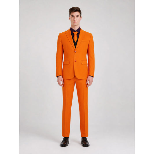 Clown Cosplay Costume: Orange Set