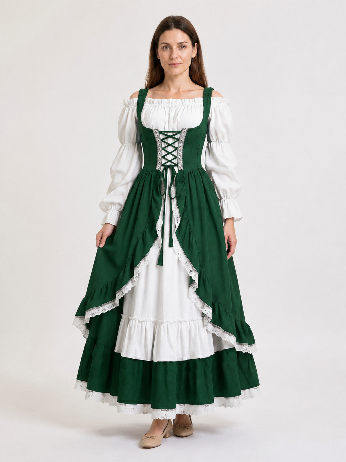 Medieval Victorian Princess Corset Dress main product view