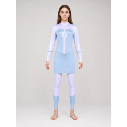 Anissa Omni-Man Cosplay Bodysuit with High Collar