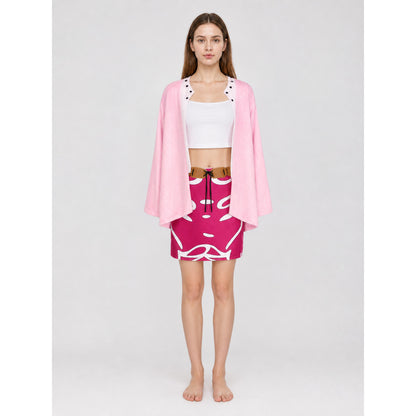 Doflamingo Cosplay Costume: Vest, Jacket, Skirt