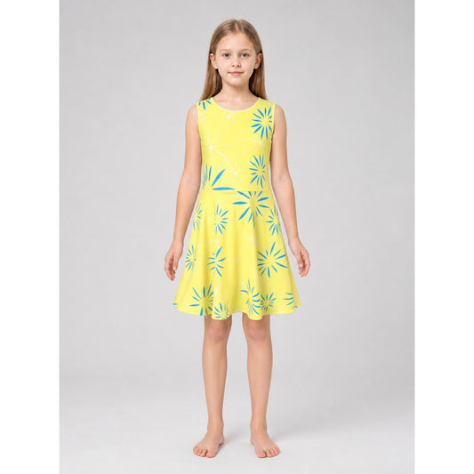 Inside Out 2 Pattern Cosplay Dress