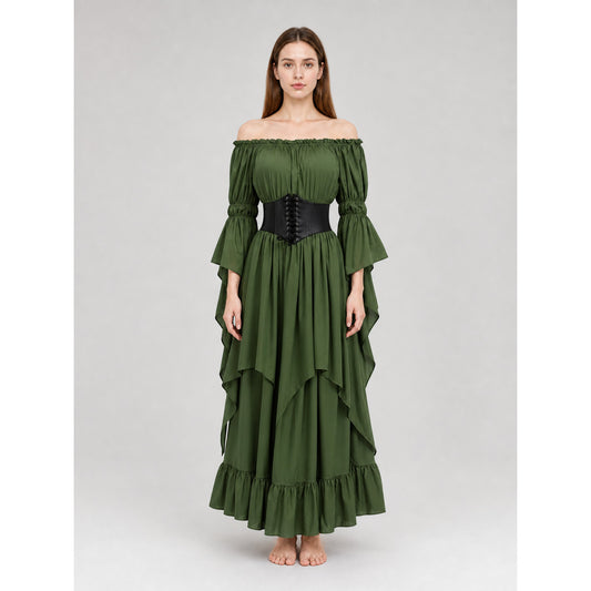 Medieval Off-the-Shoulder Ball Gown