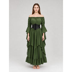 Medieval Off-the-Shoulder Ball Gown