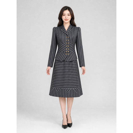 Elphaba Cosplay Costume: Jacket and Skirt front view
