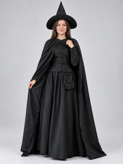 Witch Halloween Costume with Pointed Hat