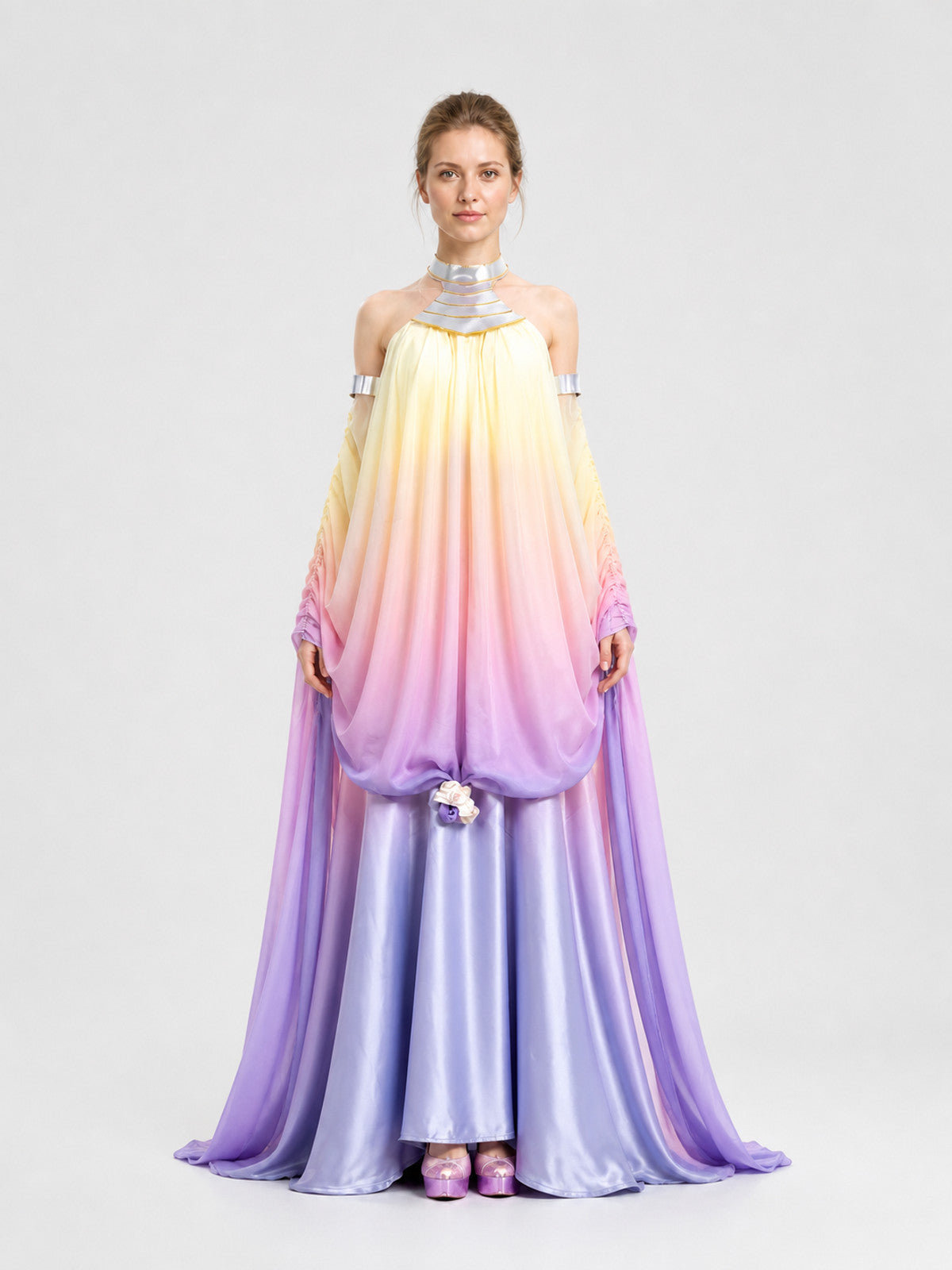 Star Wars Padmé Amidala Cosplay Costume, Long Dress