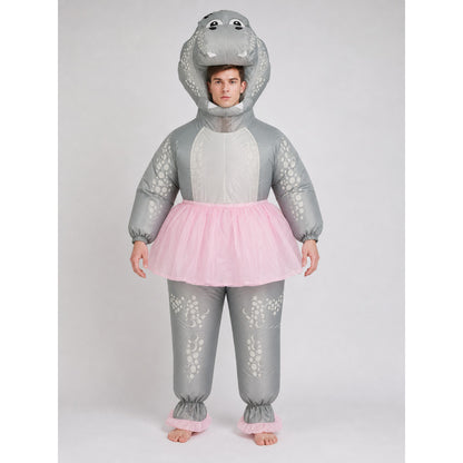 Hippo Costume with Pink Tutu