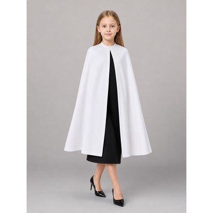 Description: White shoe covers—a pair of accessories for completing a costume and neatly covering shoes. The design consists of two identical overlays with a simple construction: the covers are worn over shoes, have open openings around the