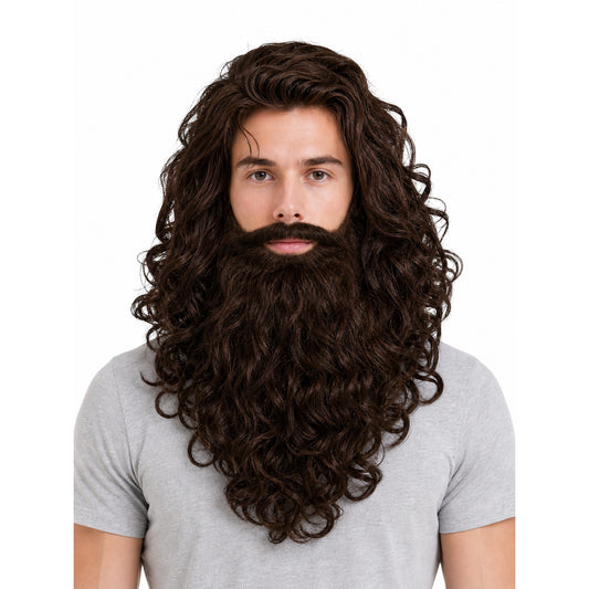 Carnival Beard and Mustache for a Stage Look