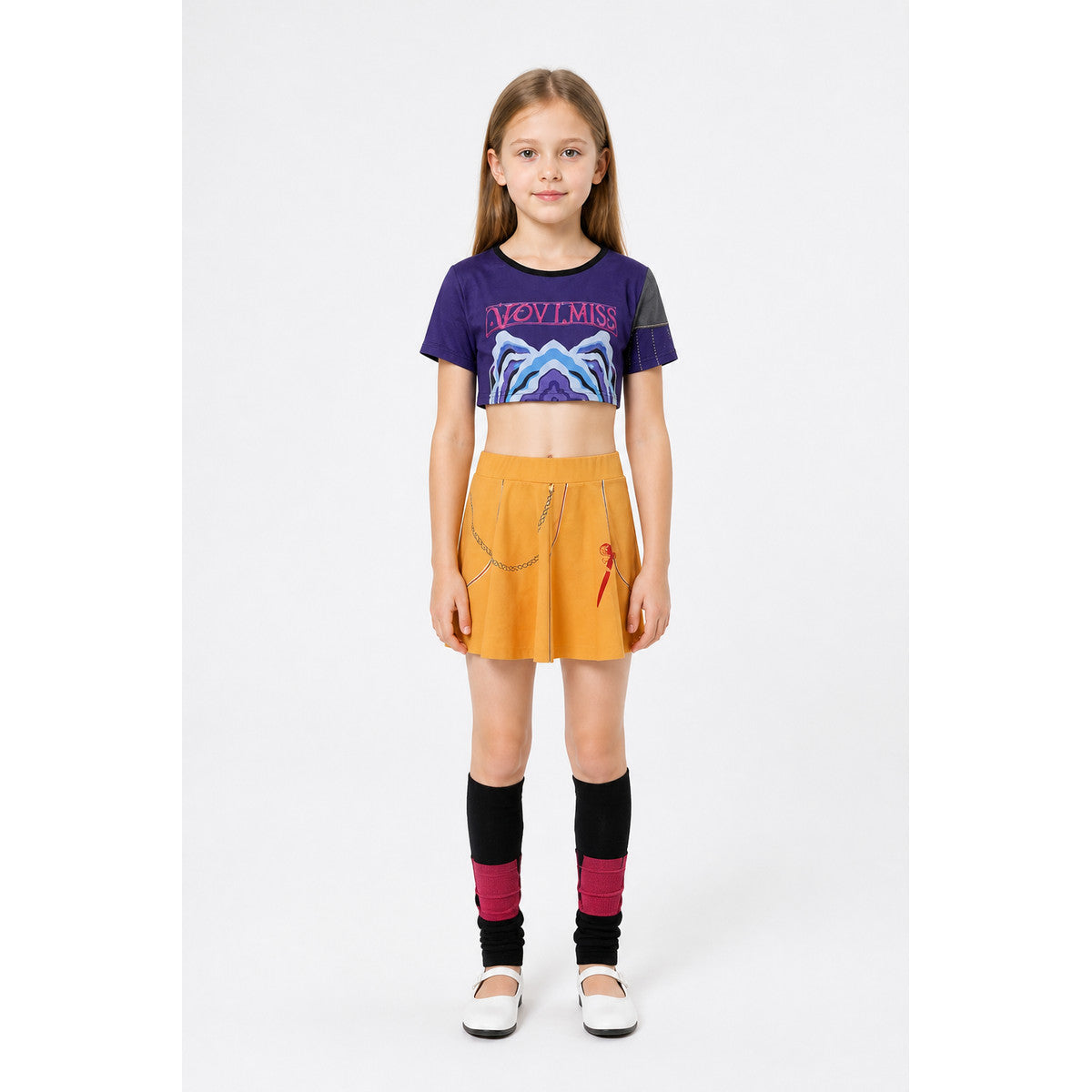 Mira Carnival Costume with Top and Skirt, Orange main product view
