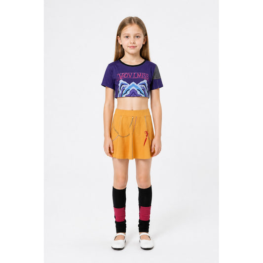 Mira Carnival Costume with Top and Skirt, Orange main product view