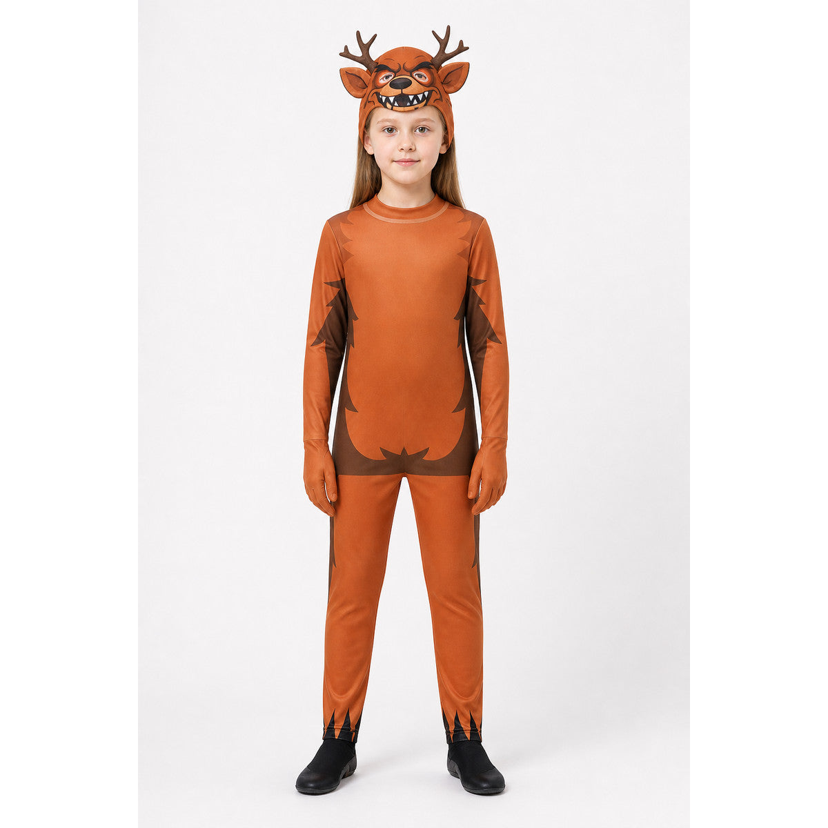 Monster Deer Carnival Costume with Antlers main product view