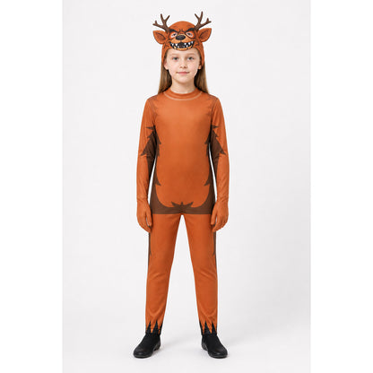 Monster Deer Carnival Costume with Antlers main product view