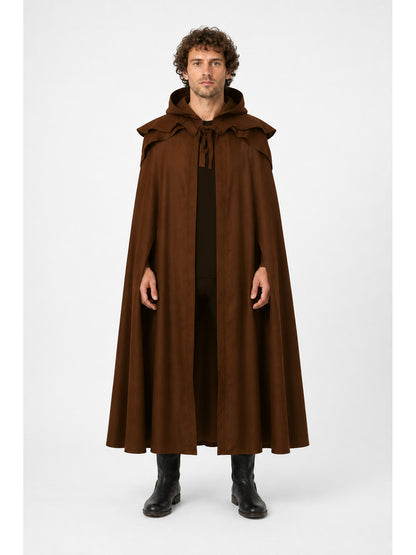 Long Medieval Hooded Cloak main product view