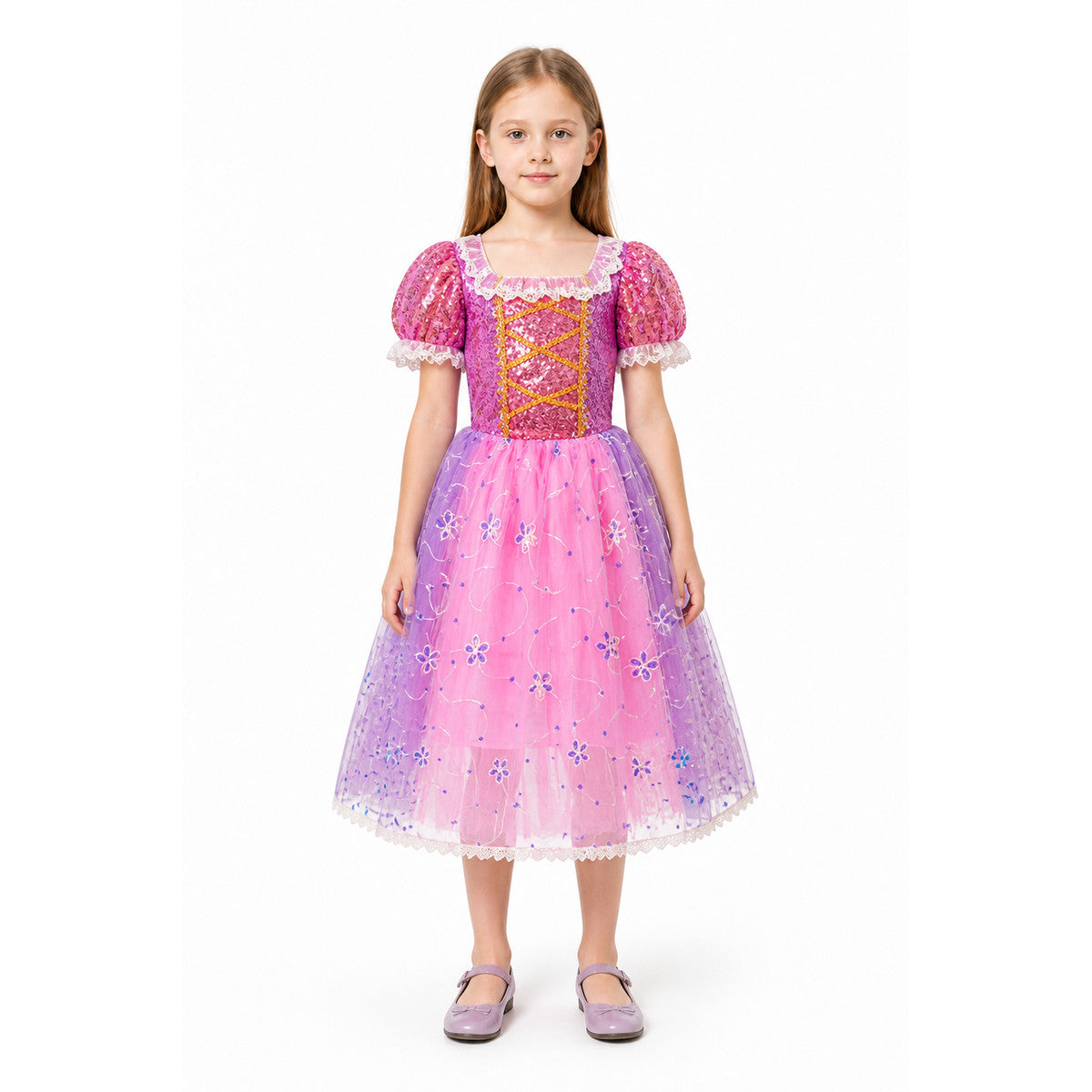 Sparkly Princess Dress, Full-Skirted Costume main product view
