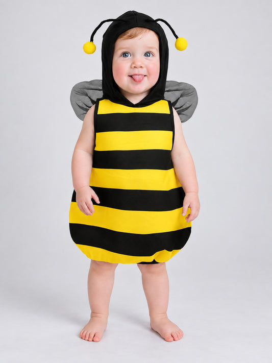 Baby Bee Costume with Wings and Antennae