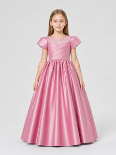 Long, Full Pink Princess Dress for Girls