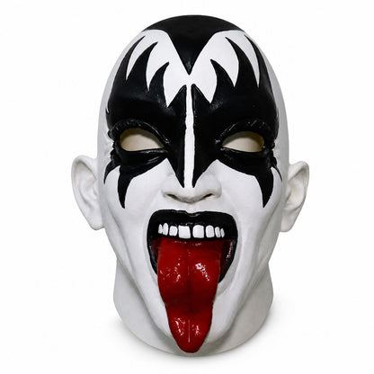 Gene Simmons Lead Singer Role Mask Halloween Carnival Electric Music Festival Cosplay Band Kiss Bassist Terror Full Face Mask