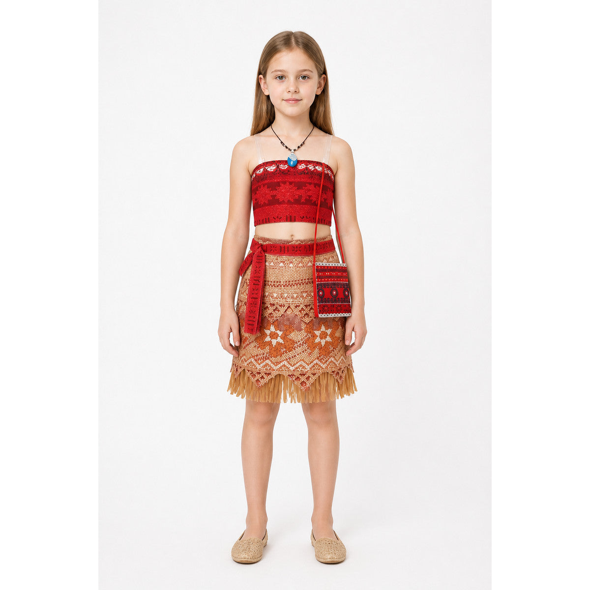 Moana Halloween Costume with Top and Skirt main product view